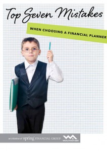 Top 7 Mistakes When Choosing a Financial Planner - eBook cover