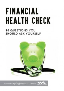 Financial Health Check - 14 Questions You Should Ask Yourself - eBook cover