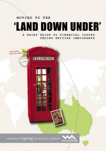 Moving to the land down under british immigrants- eBook cover