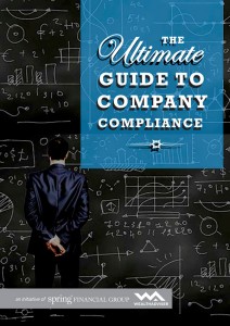 The ultimate guide to company compliance- eBook cover