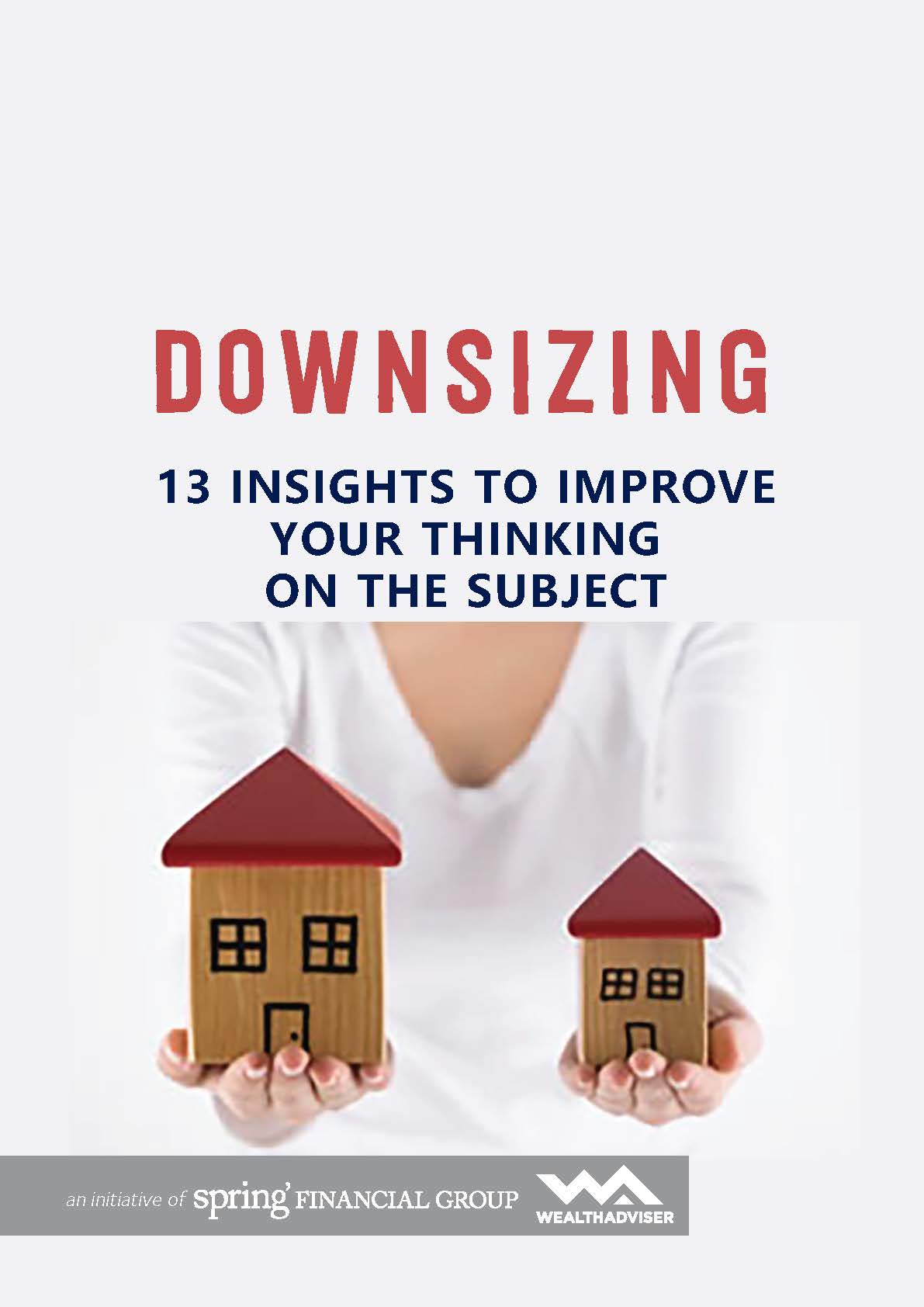 Downsizing - 13 Insights to Improve Your Thinking on the Subject - eBook cover